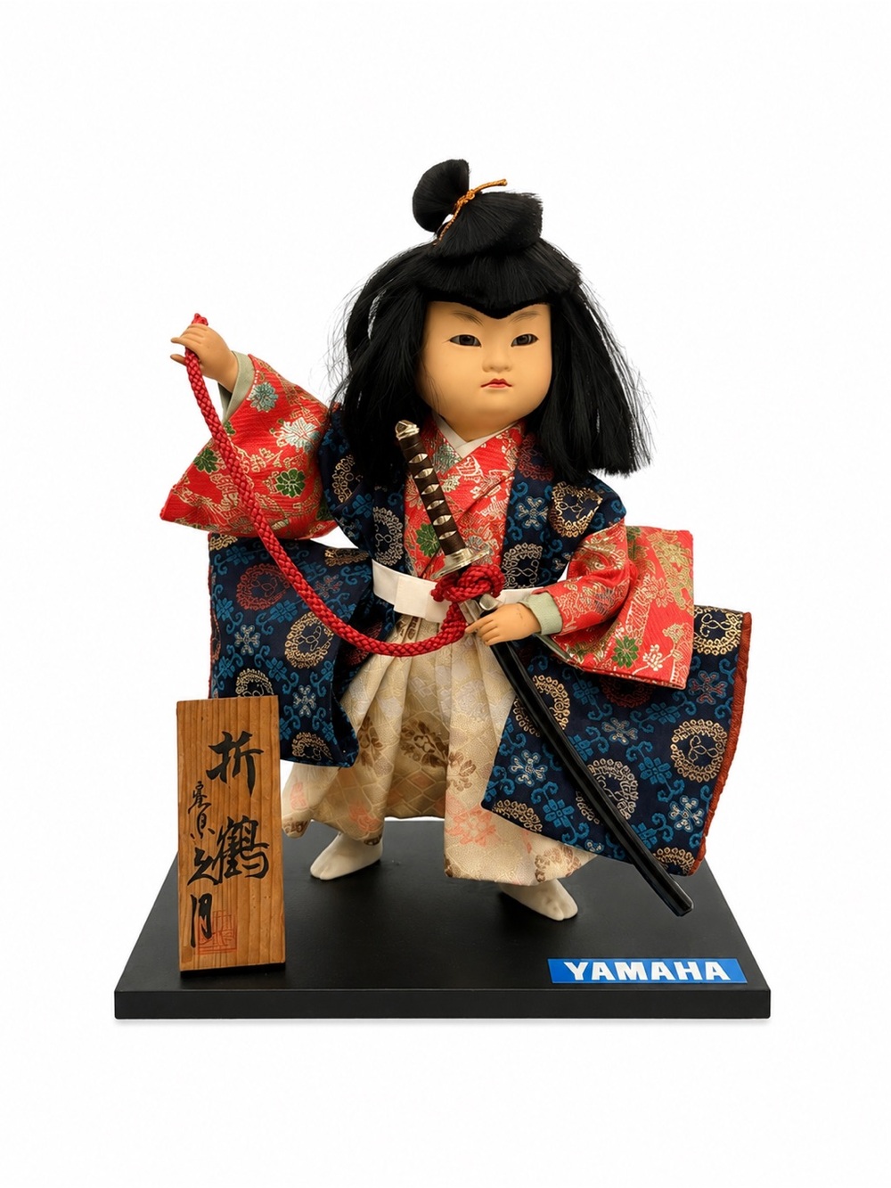 Vintage Yamaha Kyugetsu Samurai Doll - made in Japan (Excellent Condition)